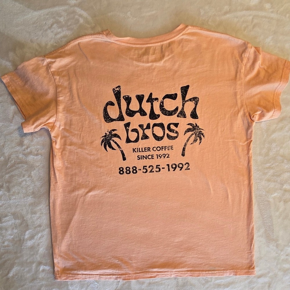Dutch Bros Coffee Graphic Tee Medium Broista Merch Surf Streetwear